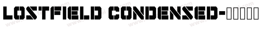 Lostfield condensed字体转换